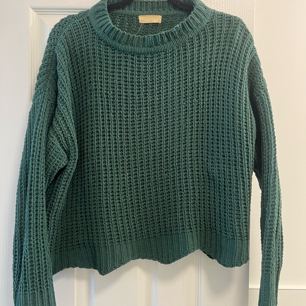 Women's Green Knit Sweater